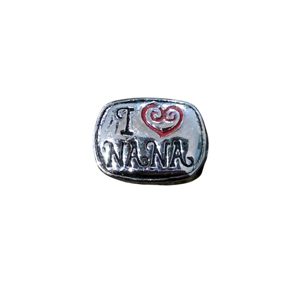 I Love Nana bracelet charm double sided